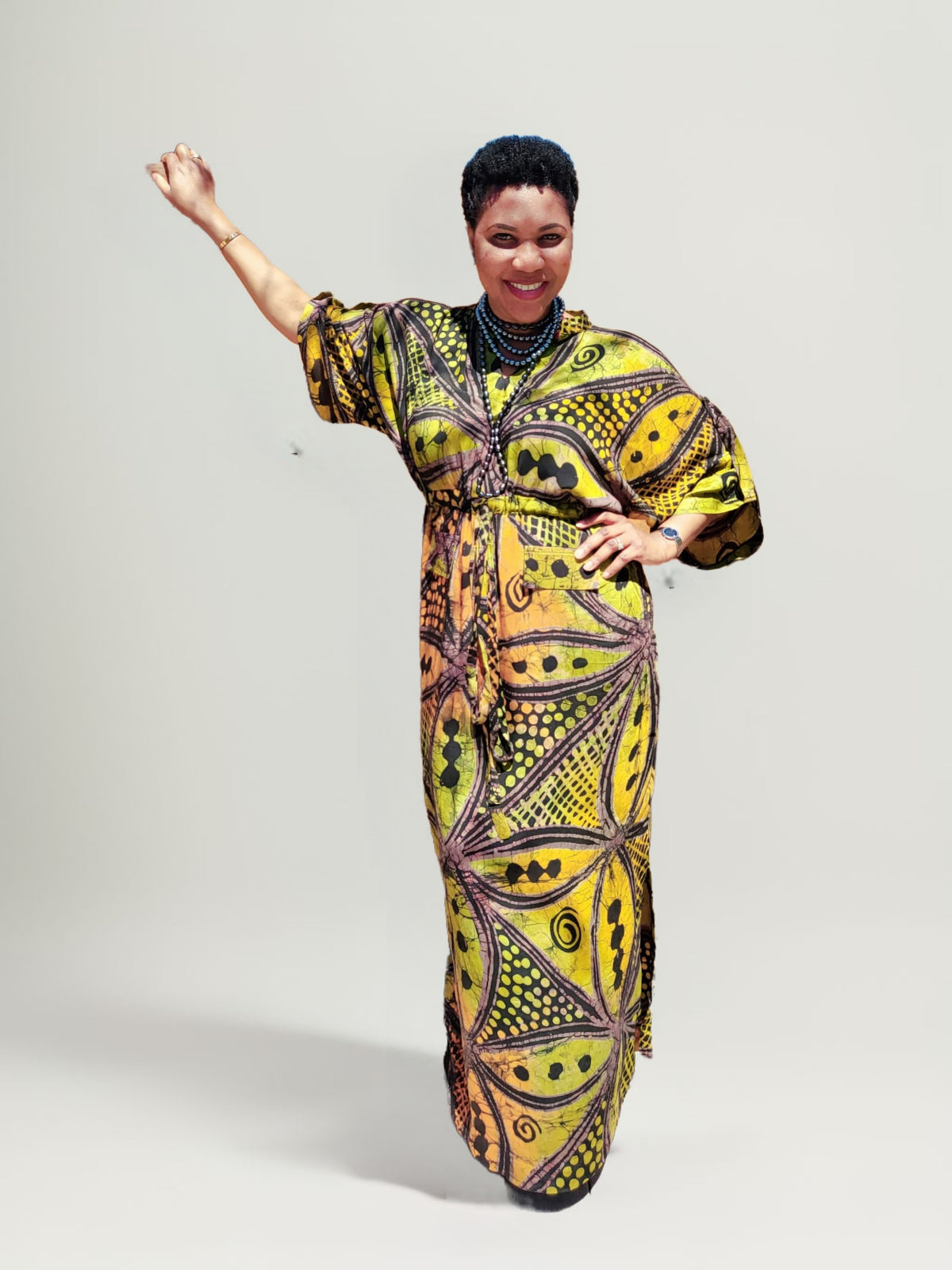 Renua Adire Beautiful Drape Gown