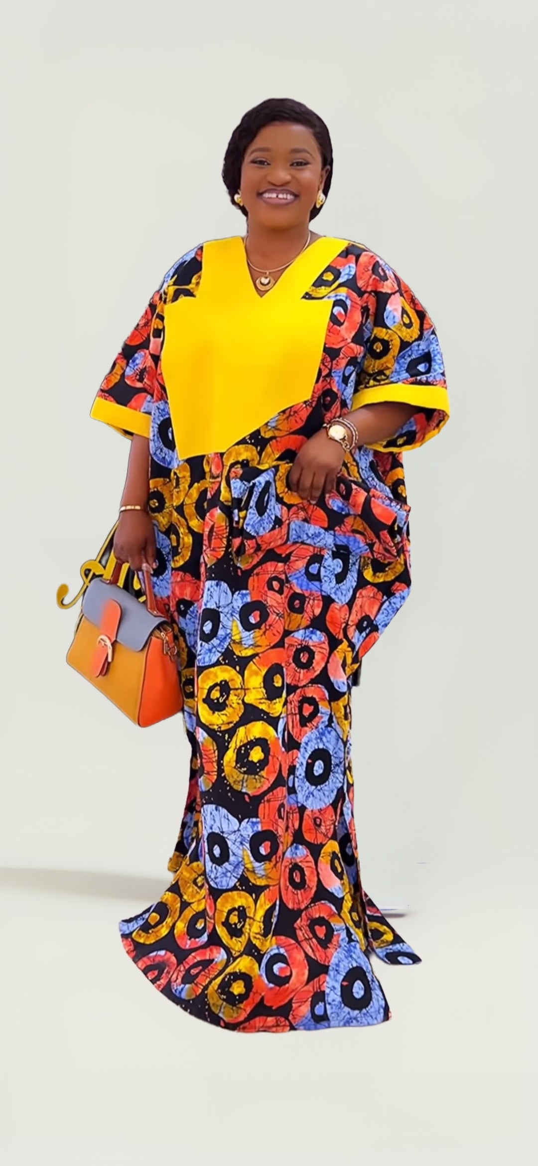 Bola Gorgeous Bubu Gown Free size for M, L, XL, 2XL, and 3XL