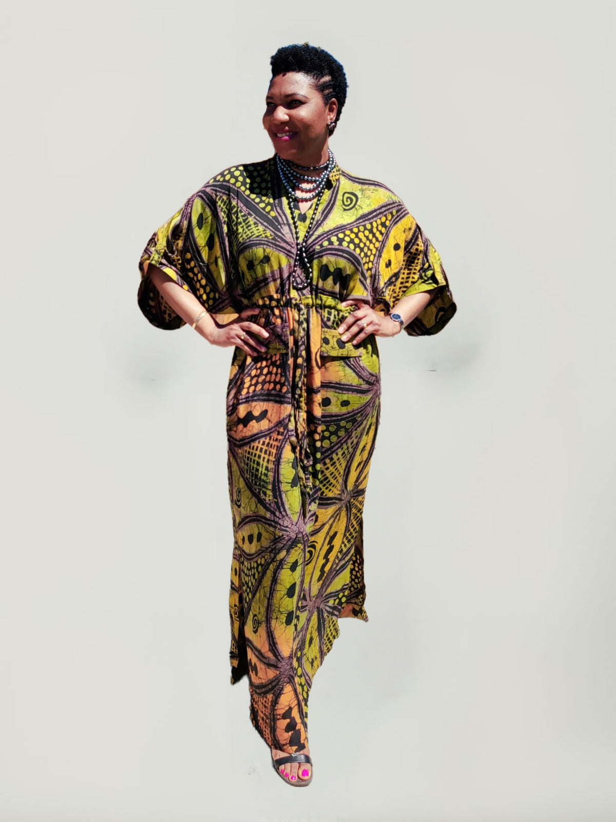 Renua Adire Beautiful Drape Gown