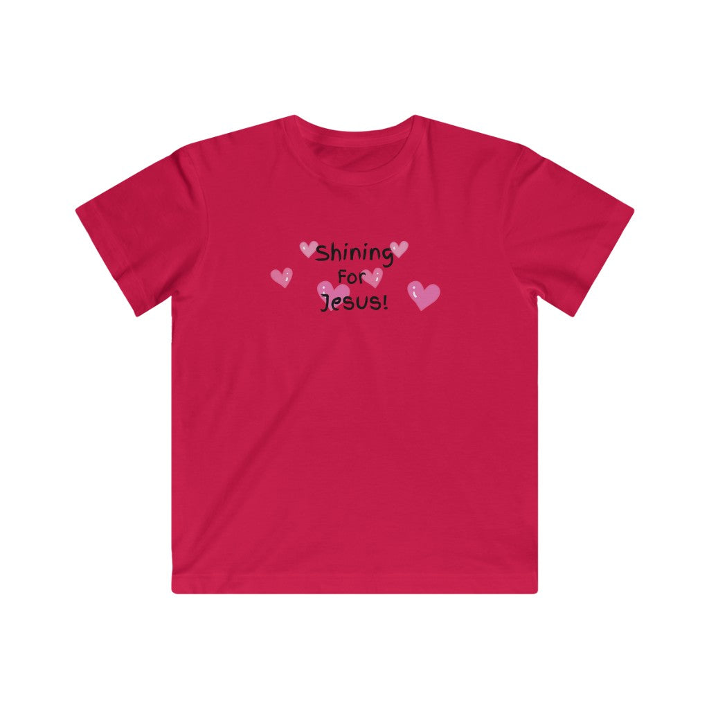 Shining For Jesus Kids Fine Jersey Tee