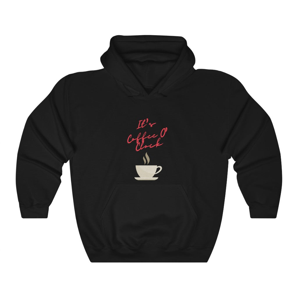Coffee O&#39; Clock Unisex Heavy Blend Hooded Sweatshirt
