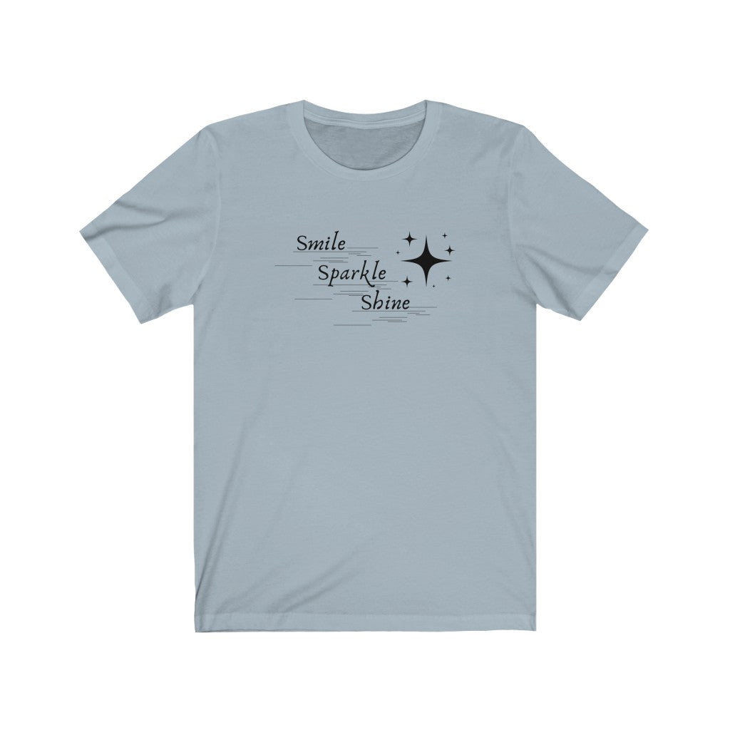 Smile, Sparkle, Shine Unisex Jersey T-Shirt