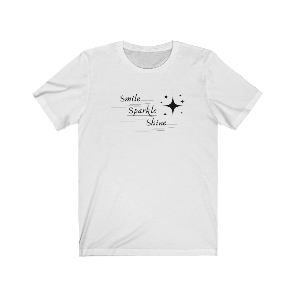 Smile, Sparkle, Shine Unisex Jersey T-Shirt