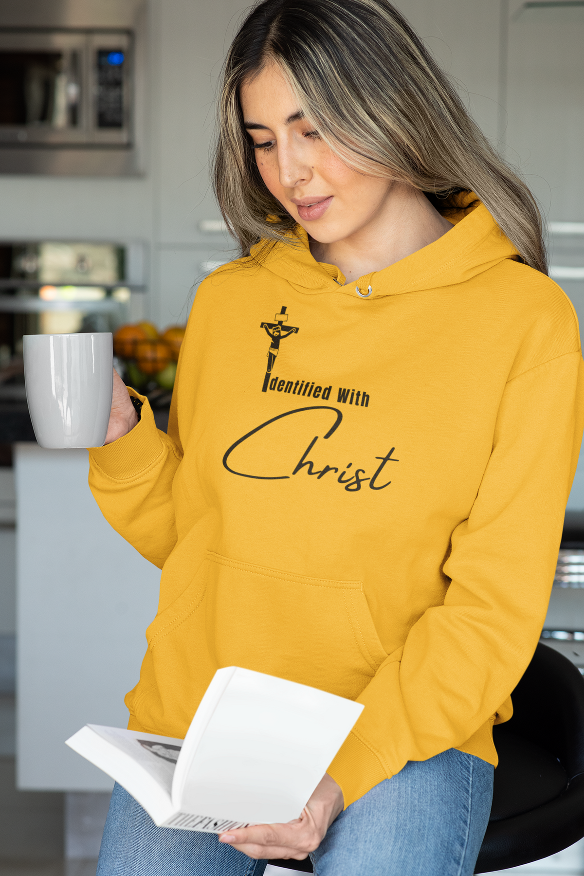 Identified with Christ Unisex Heavy Blend Hooded Sweatshirt