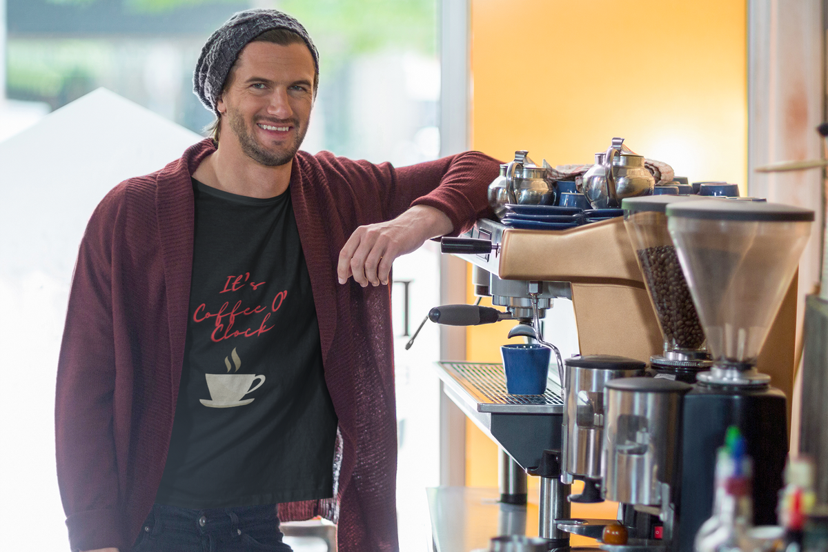 It&#39;s Coffee O Clock Unisex Jersey T-Shirt