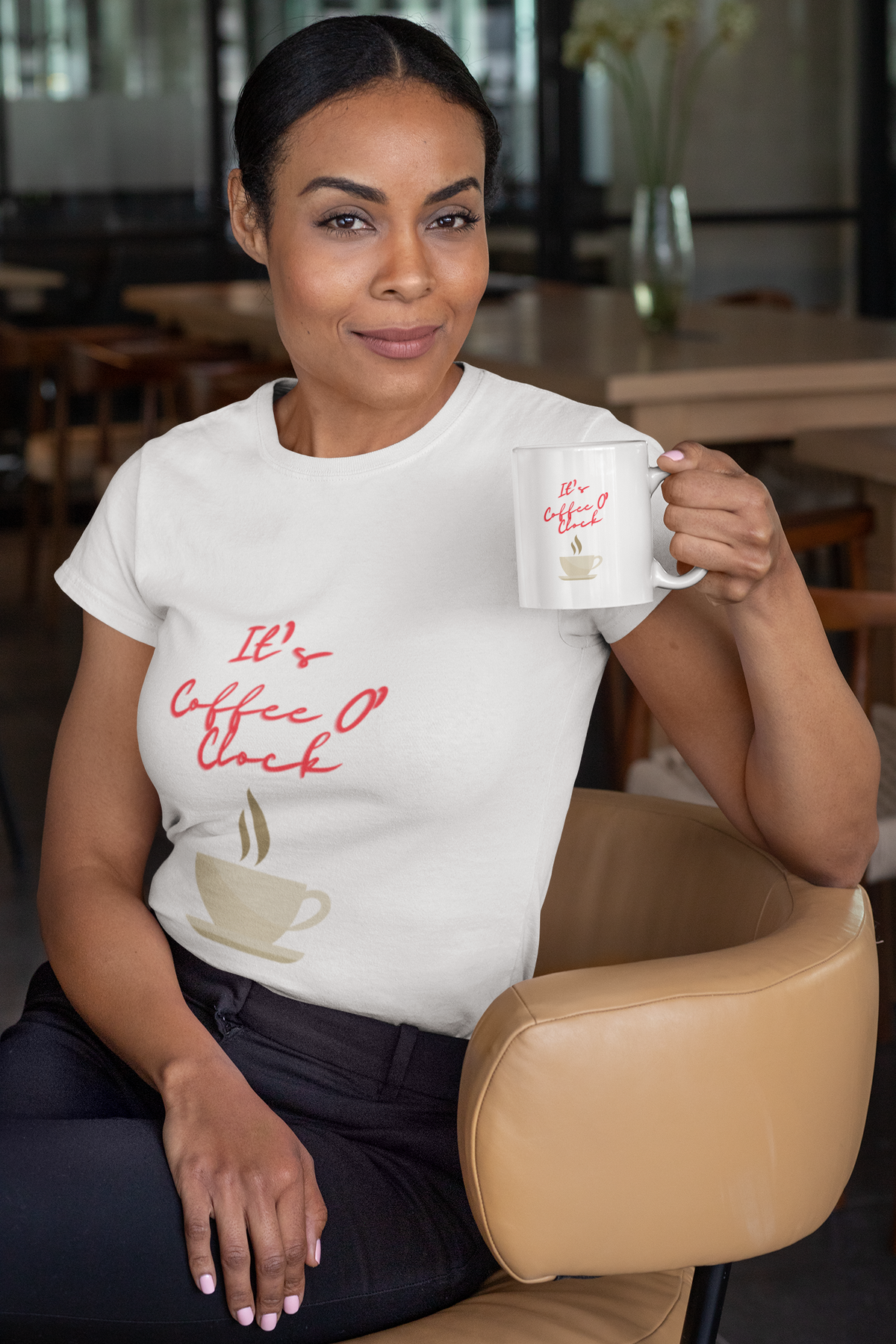 It&#39;s Coffee O Clock Unisex Jersey T-Shirt
