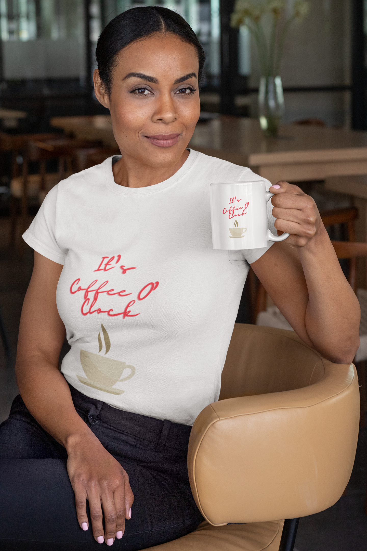 It's Coffee O Clock Unisex Jersey T-Shirt