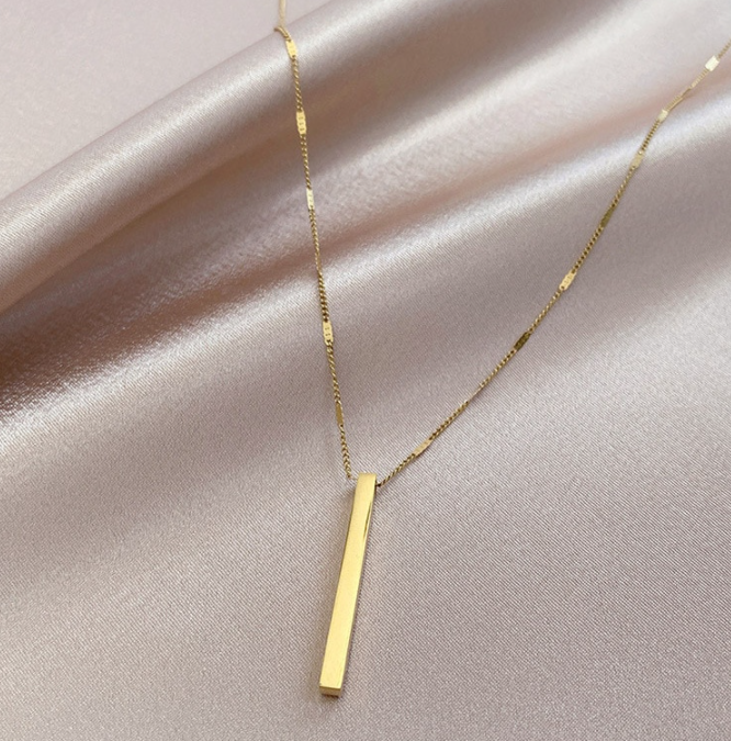 Exquisite Vintage Titanium Steel Gold Plated Necklace