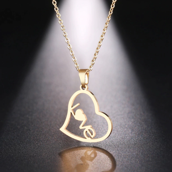 Gorgeous Love In Heart Gold Plated Necklace