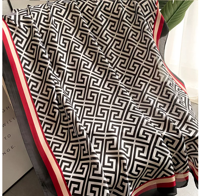 Women's Silk Feeling Scarf/Shawl Wraps