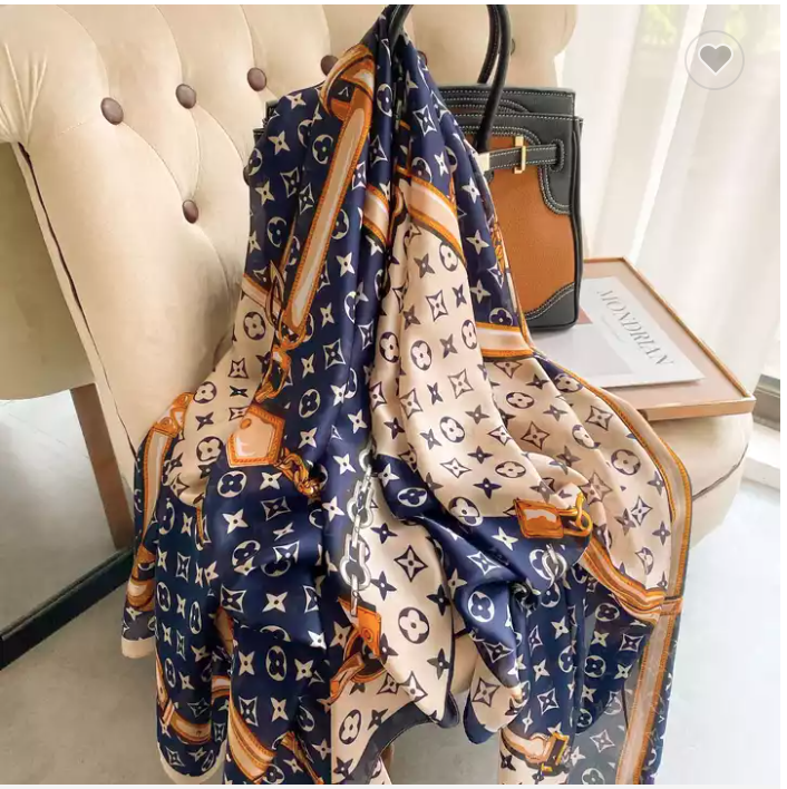 Women's Silk Feeling Scarf/Shawl Wraps