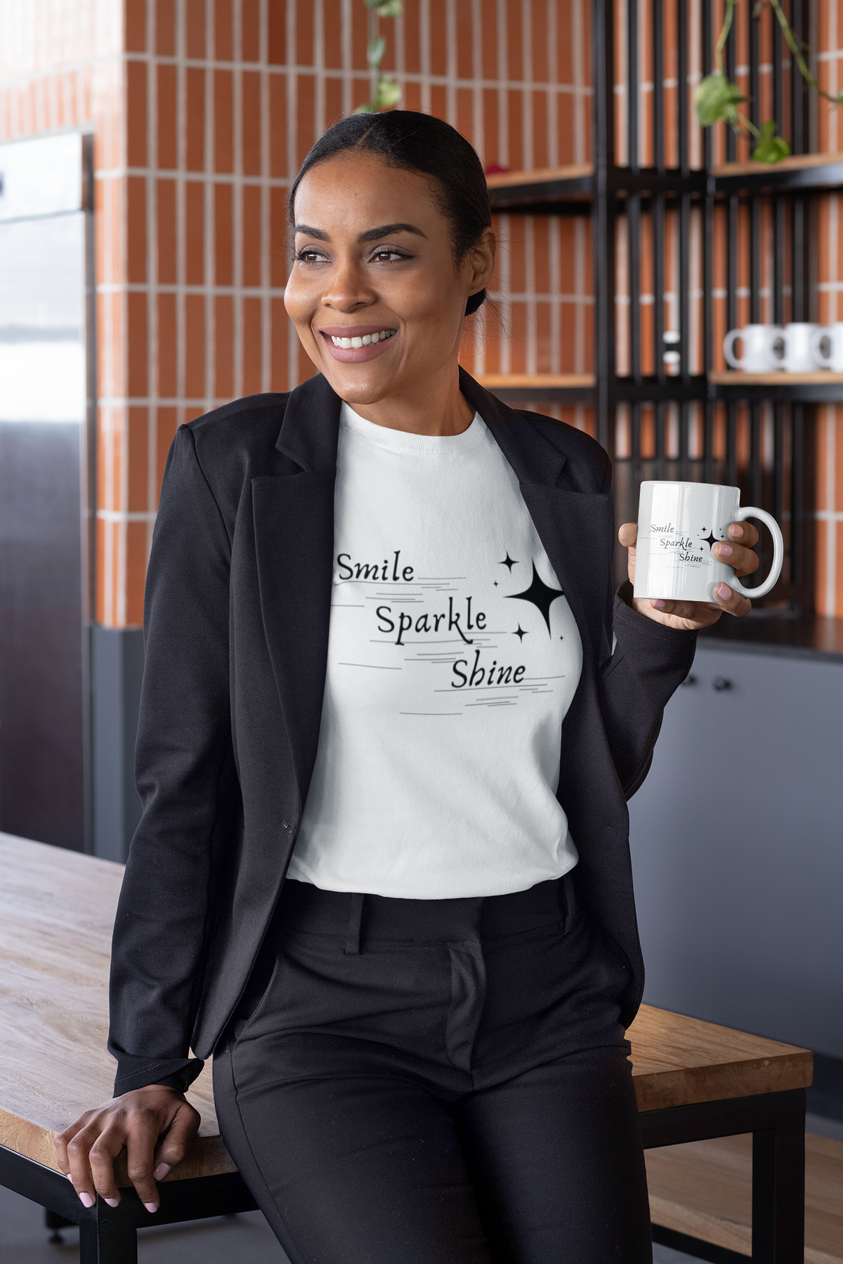 Smile, Sparkle, Shine Unisex Jersey T-Shirt