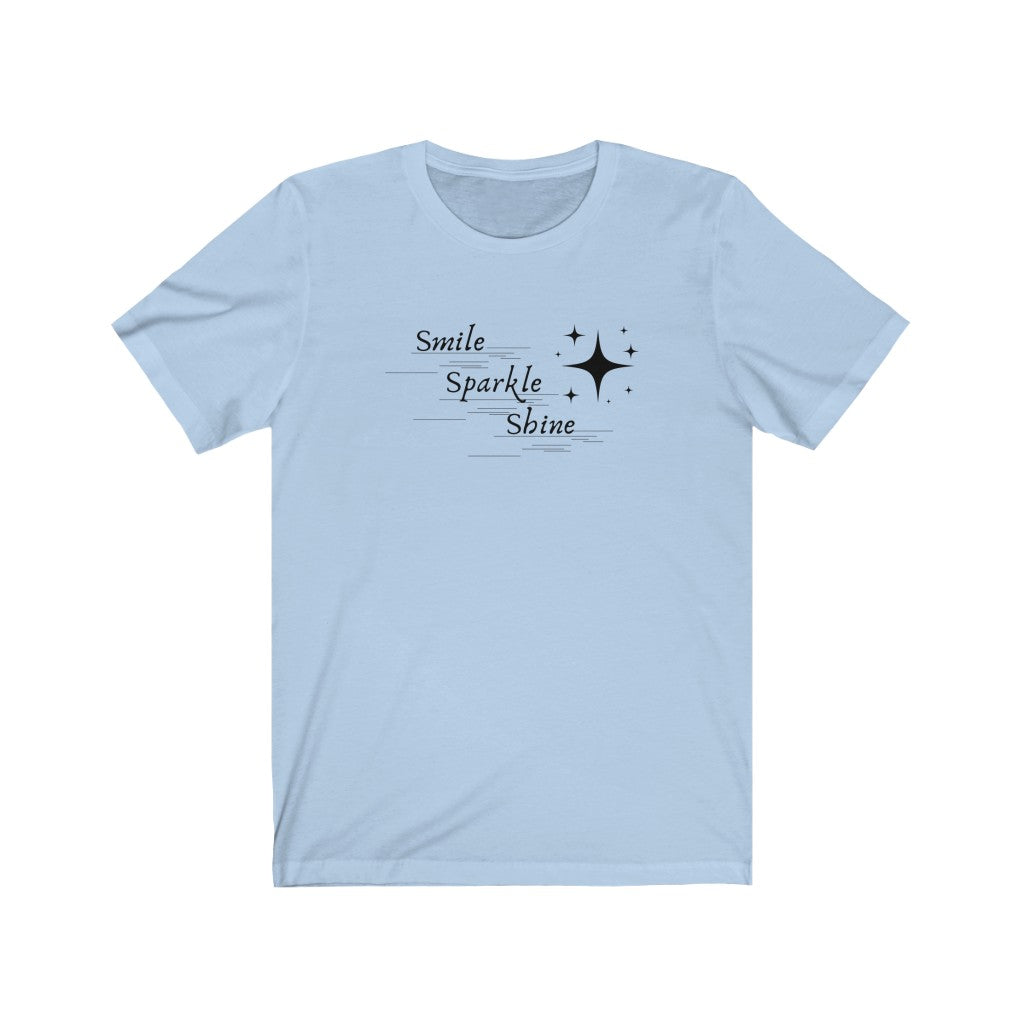 Smile, Sparkle, Shine Unisex Jersey T-Shirt