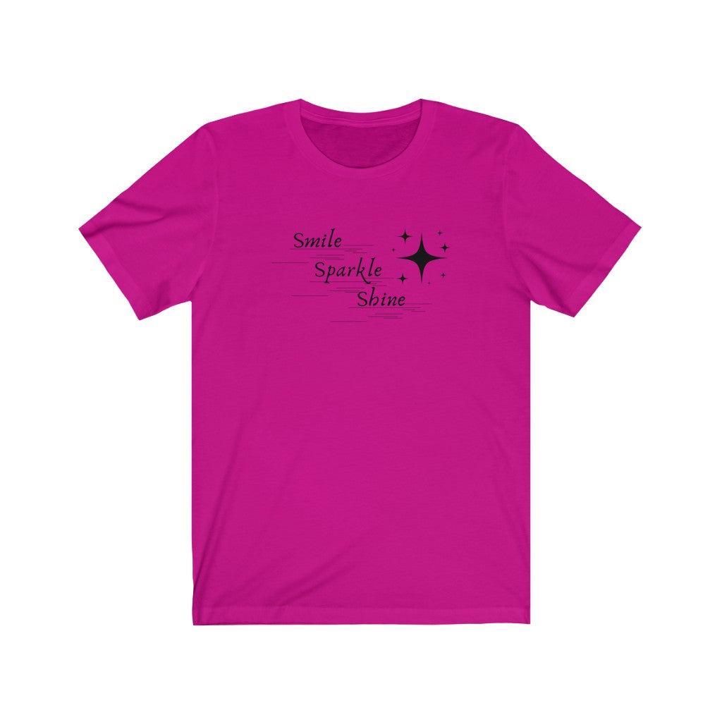 Smile, Sparkle, Shine Unisex Jersey T-Shirt