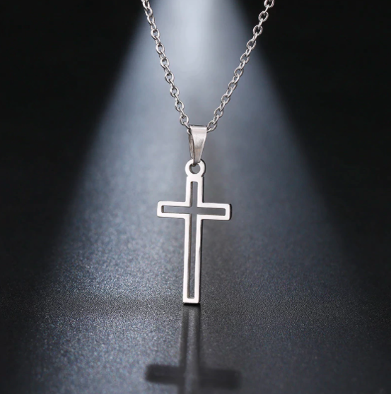 Beautiful Minimalist Design Gold Plated Cross Necklace