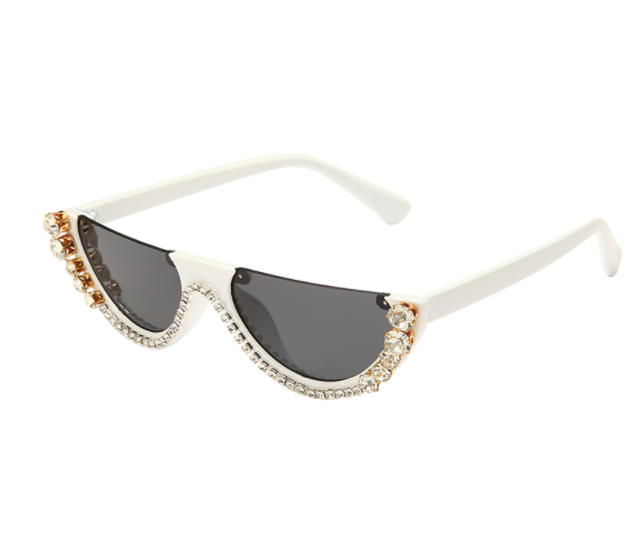 Saint Laurent Ysl Cat-eye Acetate Sunglasses in Natural | Lyst